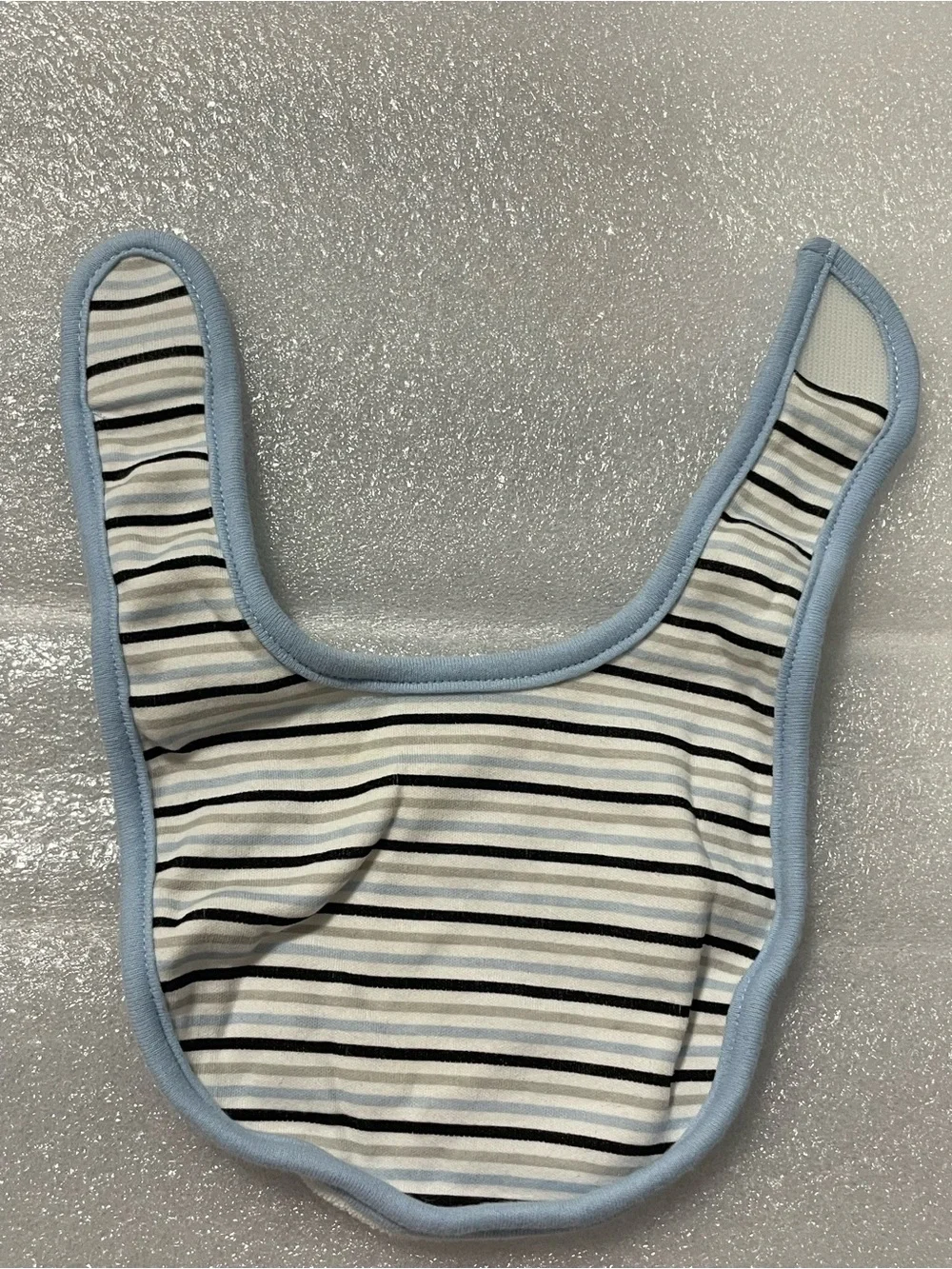 Multiples Baby Bib Set - Light Blue, Green, Red, White, Black